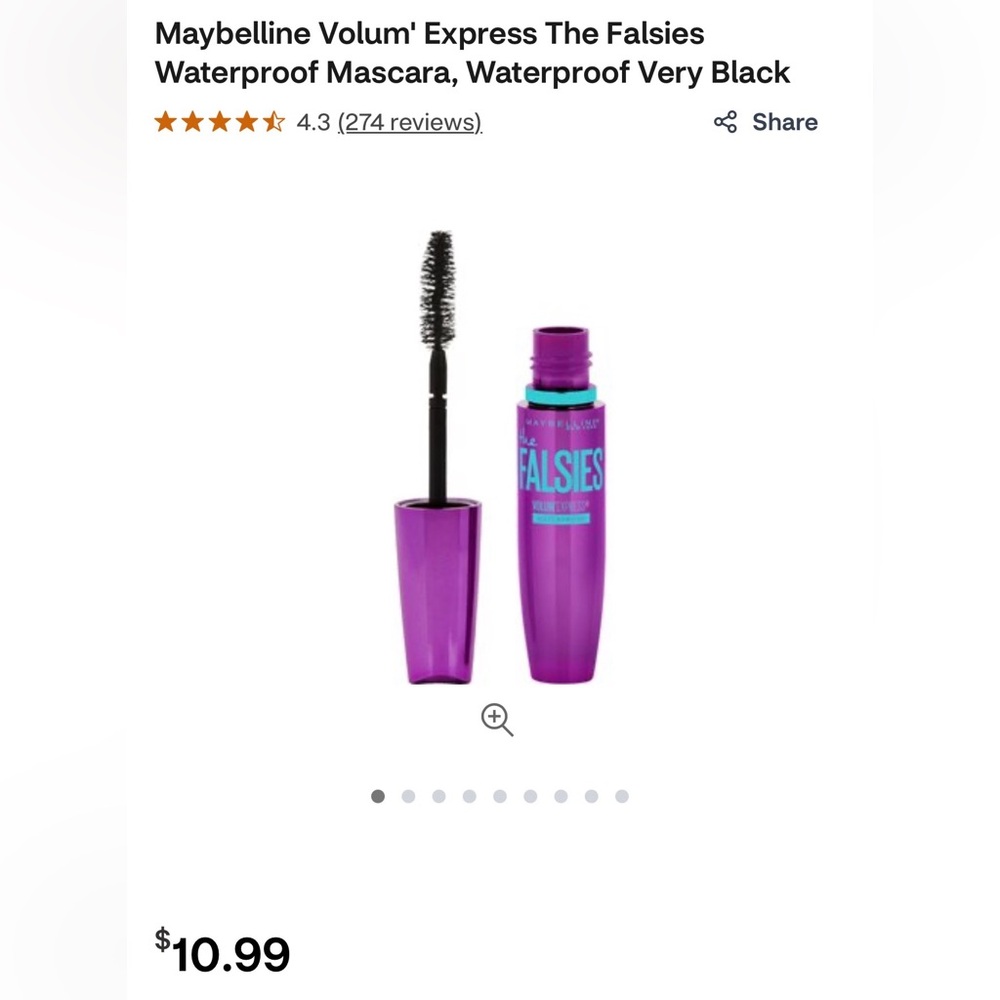 Maybelline Volum' Express The Falsies Mascara - Waterproof Black